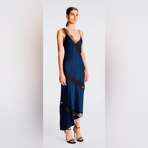 ALC silk lace symmetrical dress